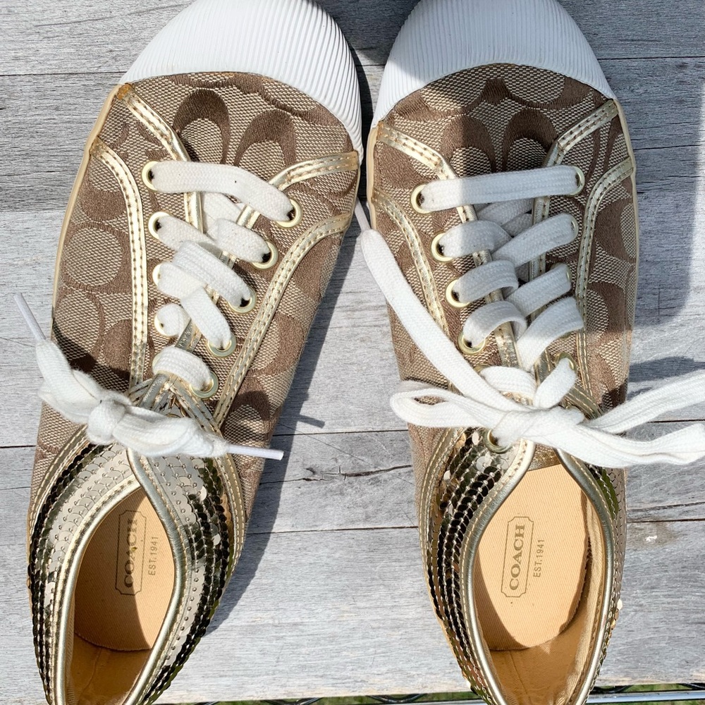 Coach authentic tennis shoes